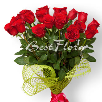 BESTFLORA.RU - Специальное предложение - Букет из коротких красных роз без зелени BESTFLORA.RU - Специальное предложение - Букет из коротких красных роз без зелени